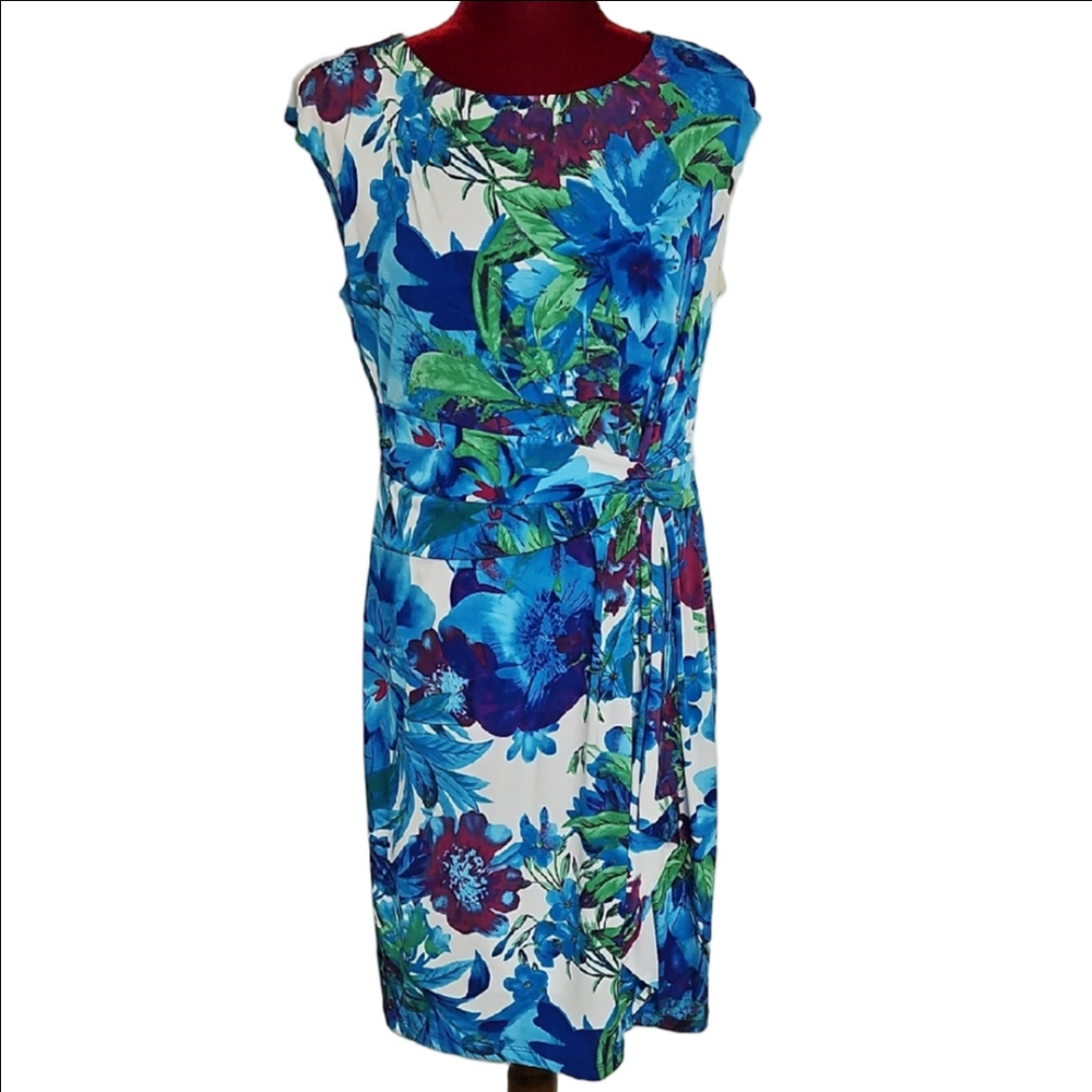 Ronni Nicole Floral Sleeveless Dress Size 12